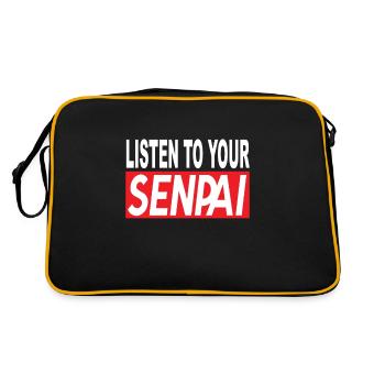 Anime Anime Merch Anime Anime Outfit Anime Characters - Retro Bag - black/gold - Back