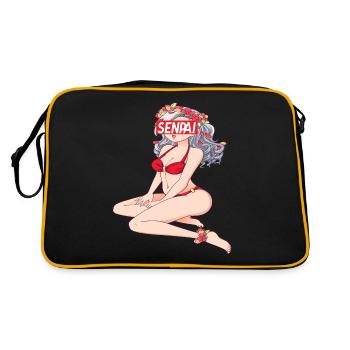 Anime Anime Merch Anime Anime Outfit Anime Characters - Retro Bag - black/gold - Back