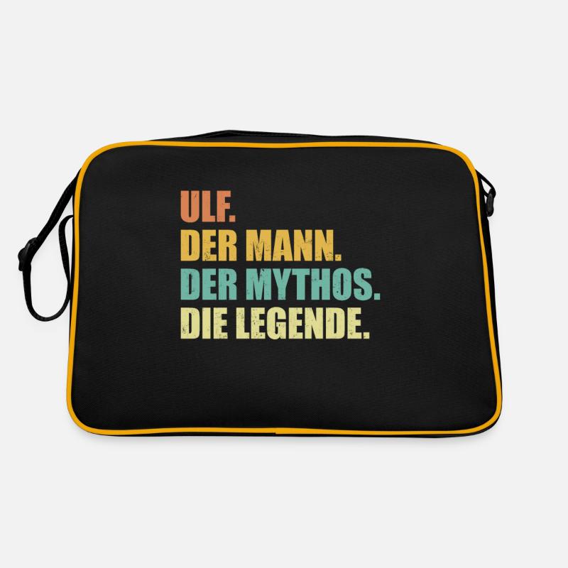 Ulf Name Mythos Legende Spruch Geschenk Retro Tasche