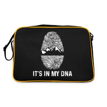 It's in my DNA - (b) - Retro Bag - black/gold - Back