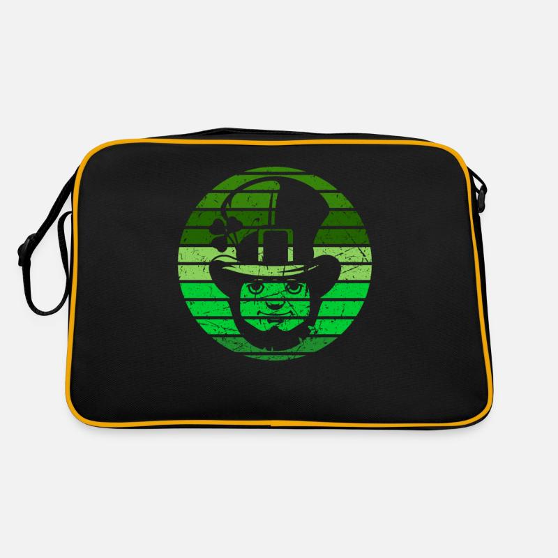 St Patricks Day Shirt Retro Tasche