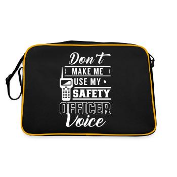 Agent de sécurité Sécurité vocale Sécurité - Sac Retro - noir/or - Dos