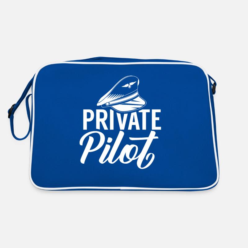 Privatpilot Flugzeug Flieger Flugzeugführer Retro Tasche