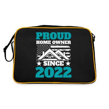 House construction 2022 Homeowner move in - Retro Bag - black/gold - Back