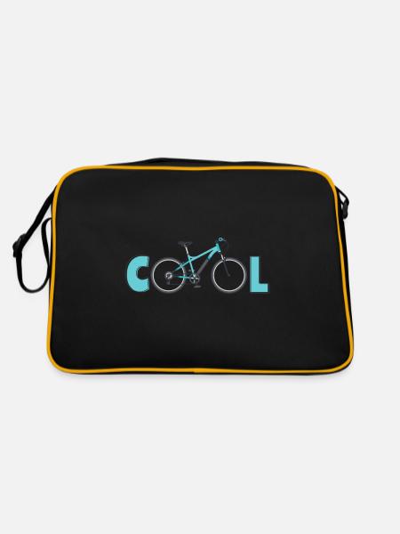 Vélo Cool VTT - Sac Retro - noir/or - Dos