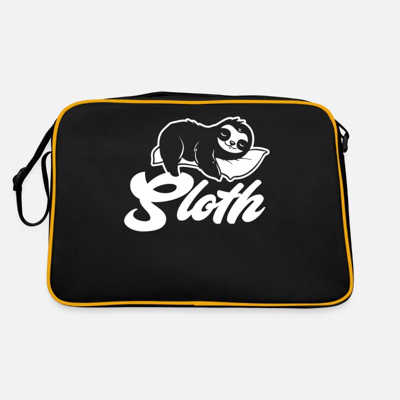 Sloth Lazy Sloths Sweet Retro Bag