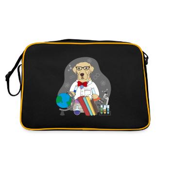 LABRADOR Scientists - Retro Bag - black/gold - Back
