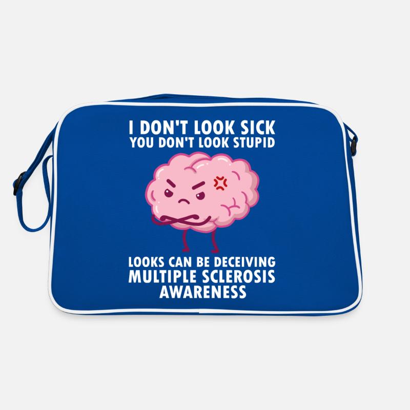 I Dont Look Sick Multiple Sklerose Geschenk Retro Tasche