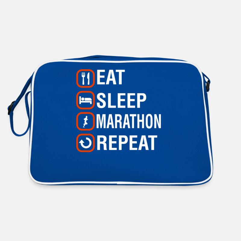 Funny Marathon Bday Gift Retro Tasche