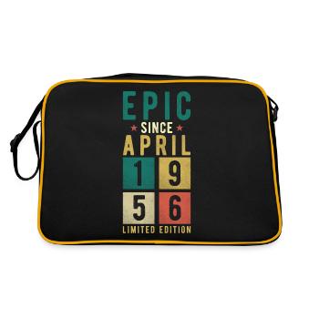 Anniversaire Avril 1956 - Sac Retro - noir/or - Dos