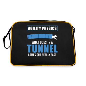 Dog Agility - Retro Bag - black/gold - Back