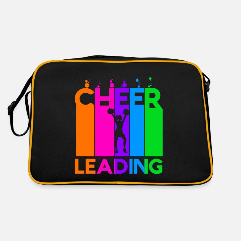 Cheerleading Farbige Bubbles Retro Tasche