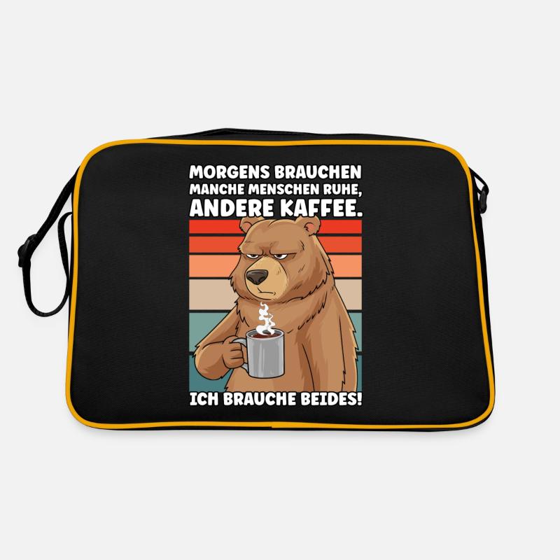 Filterkaffee Bär Kaffeebohne Kaffee Geschenk Retro Tasche
