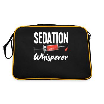 Anesthesia Assistant Anesthesiologist - Retro Bag - black/gold - Back