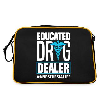 Anesthesia Assistant Anesthesiologist - Retro Bag - black/gold - Back