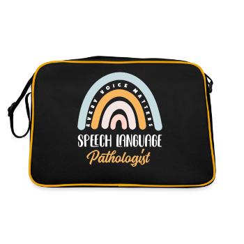 Orthophoniste Professeur d’orthophonie Orthophonie - Sac Retro - noir/or - Dos