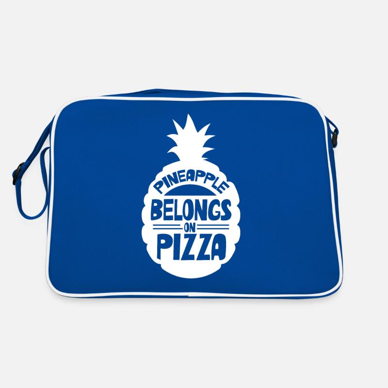 Pineapple Belongs On The Pizza Pineapple Pizza Hawaii Retro Bag