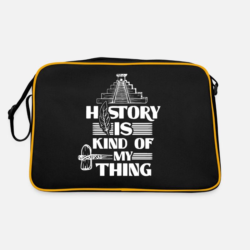 History is somehow my thing profession Retro Bag