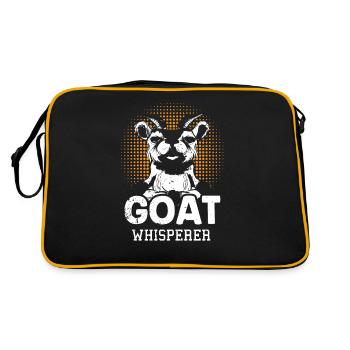 Chèvre Chuchoteur Chèvre Domestique Chèvre Chèvre Animale - Sac Retro - noir/or - Dos