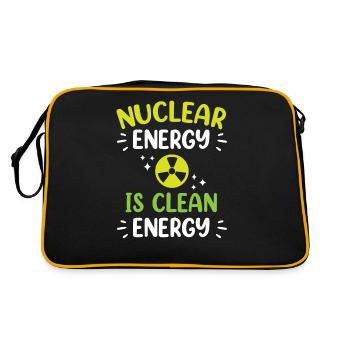 L’énergie nucléaire est une énergie propre L’énergie nucléaire - Sac Retro - noir/or - Dos