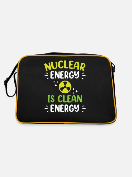 L’énergie nucléaire est une énergie propre L’énergie nucléaire - Sac Retro - noir/or - Dos