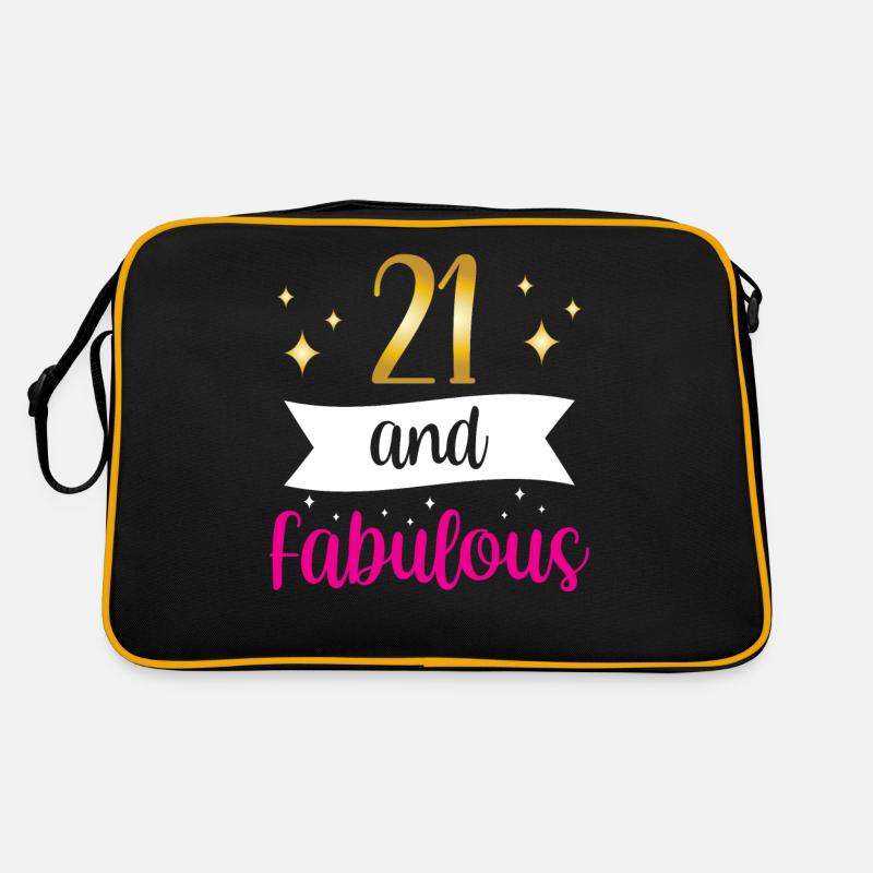 21 And Fabulous Birthday Party Retro Bag