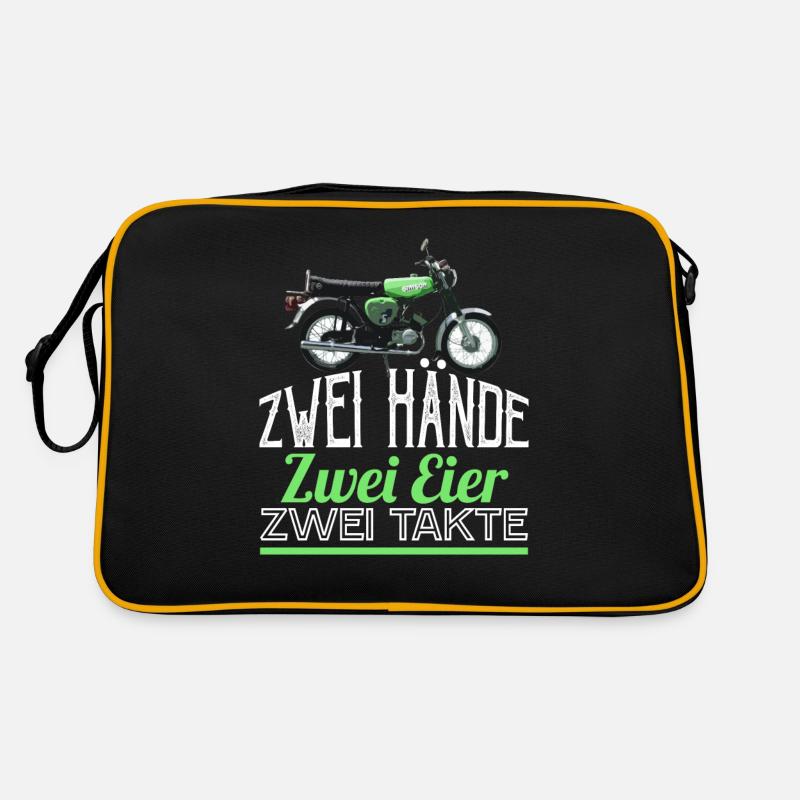 Two Hands Simson-S51 T-Shirt Retro Tasche