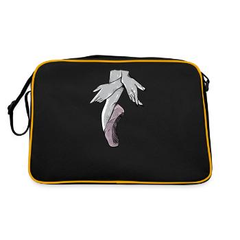 Ballet I Ballet Chaussures De Ballet Robe de Ballet Motif pour - Sac Retro - noir/or - Dos
