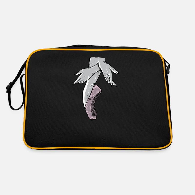 Ballet I Ballet Chaussures De Ballet Robe de Ballet Motif pour - Sac Retro - noir/or