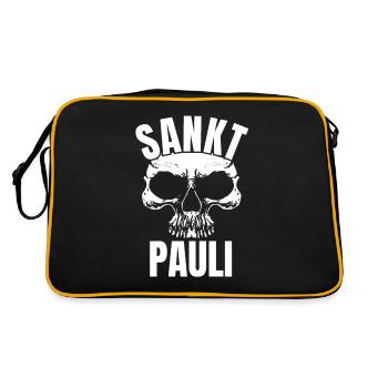 St Pauli. Éventail St pauli Éventail Paulianer Hamburger - Sac Retro - noir/or - Dos