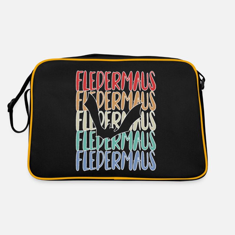 Fledermaus Fledermäuse Retro Tasche