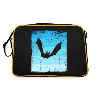Bat Bats - Retro Bag - black/gold - Back