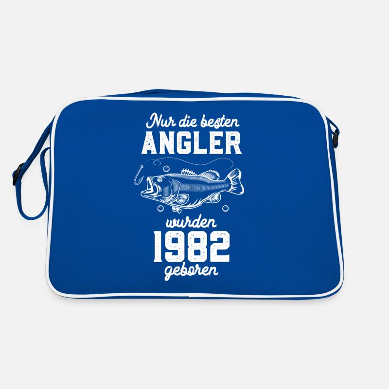 40. Geburtstag Angler Retro Tasche