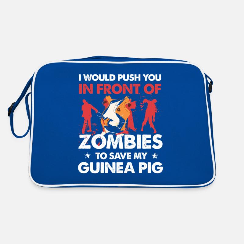 cochon d’Inde Design pour un amateur de cochons d’Inde Sac Retro