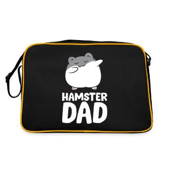 Propriétaire de hamster Père hamster - Sac Retro - noir/or - Dos