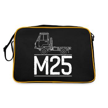 Multicar M25 T-Shirt - Sac Retro - noir/or - Dos