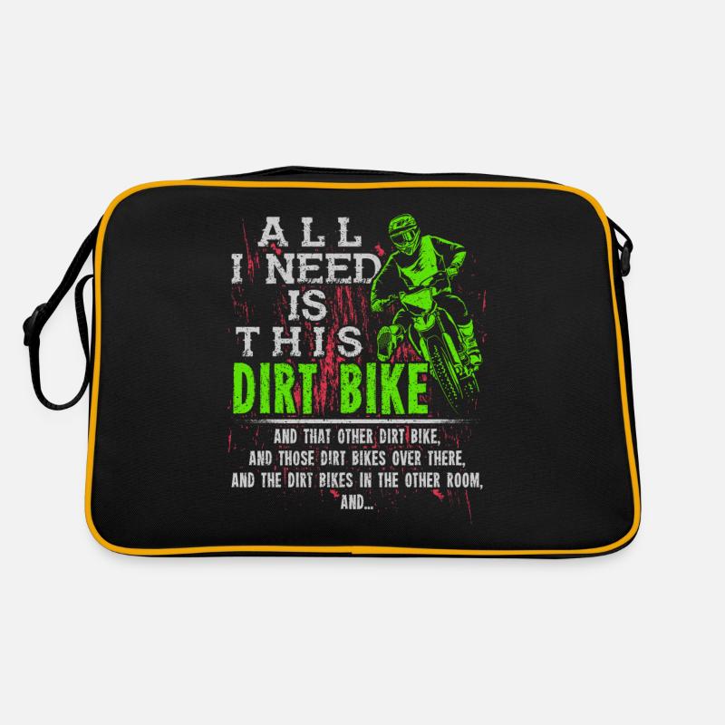 Dirt Bike Retro Tasche