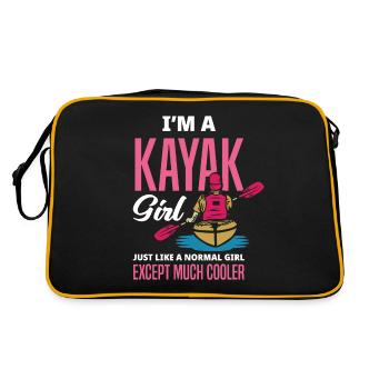 Kayak - Sac Retro - noir/or - Dos