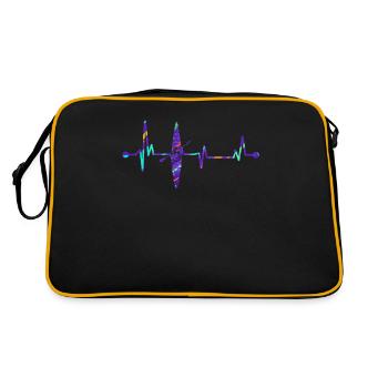 Kayak - Sac Retro - noir/or - Dos