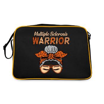 Sclérose en plaques guerrier ms conscience graphique - Sac Retro - noir/or - Dos