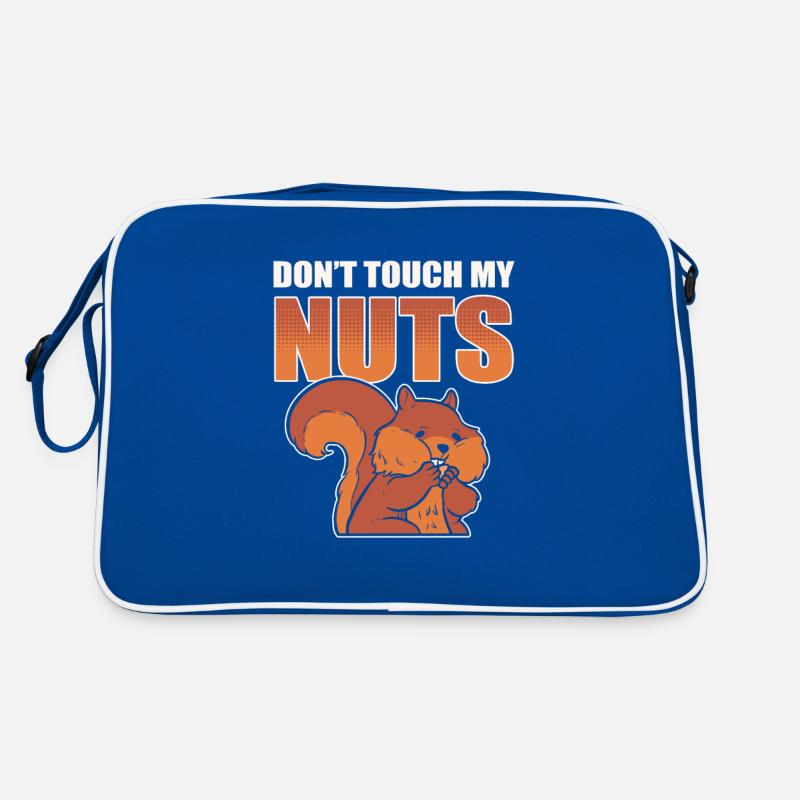 Ne touchez pas à mes noix Écureuil Animal Sac Retro