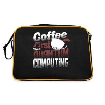Quantum Computer Science - Retro Bag - black/gold - Back
