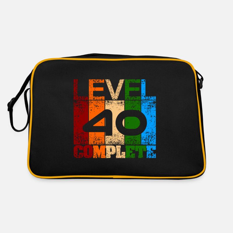 Endlich bin ich 40 Retro Tasche