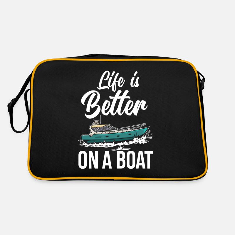 Équipage de bateau Capitaine Bateau à moteur Yacht Bateau Sac Retro