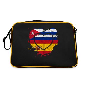 Espagne Cuba Coeur - Sac Retro - noir/or - Dos