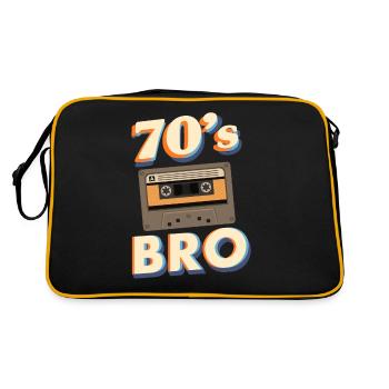 Tenue de fête des années 70 Costume de fête des années 70 - Sac Retro - noir/or - Dos