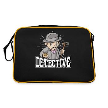 Detective Private Private Detective Private Detective - Retro Bag - black/gold - Back