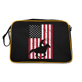 Rodeo Riding - Retro Bag - black/gold - Back