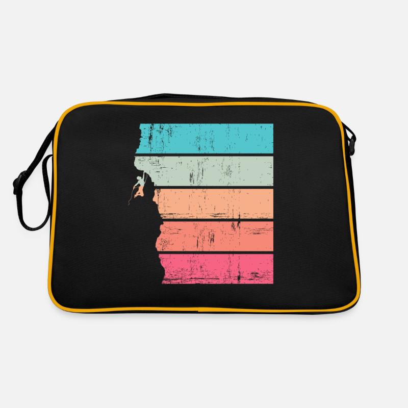 Vintage climber climbing rock climber Retro Bag