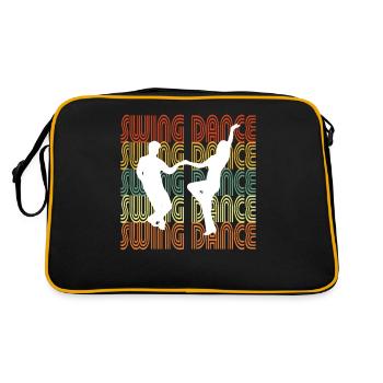 SWING DANCE - Retro Bag - black/gold - Back